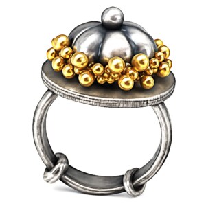 Women Handcrafted 92.5 Sterling Silver Oxidized Ring