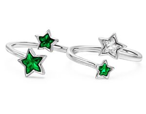 925 Sterling Silver Cubic Zirconia Toe Rings For Women And Girls|with Authenticity Certificate, 925 Stamp