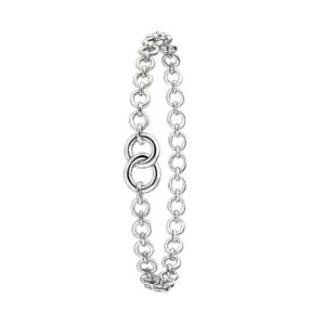 AERAN  925 Silver Infinity Bracelet"  Silver Love Bracelet"
