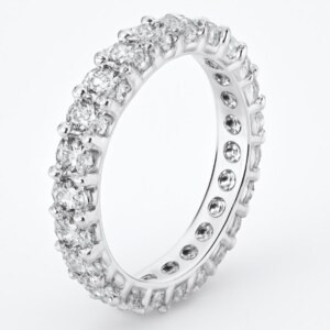 AERAN 925 Silver Ring Band in Pure 92.5 Sterling Silver for Women Girls