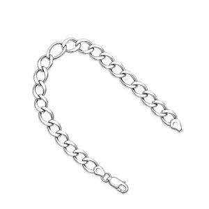Classic Silver Curb Chain Gents Bracelet