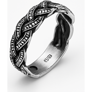 Heritage Oxidized Silver Ring